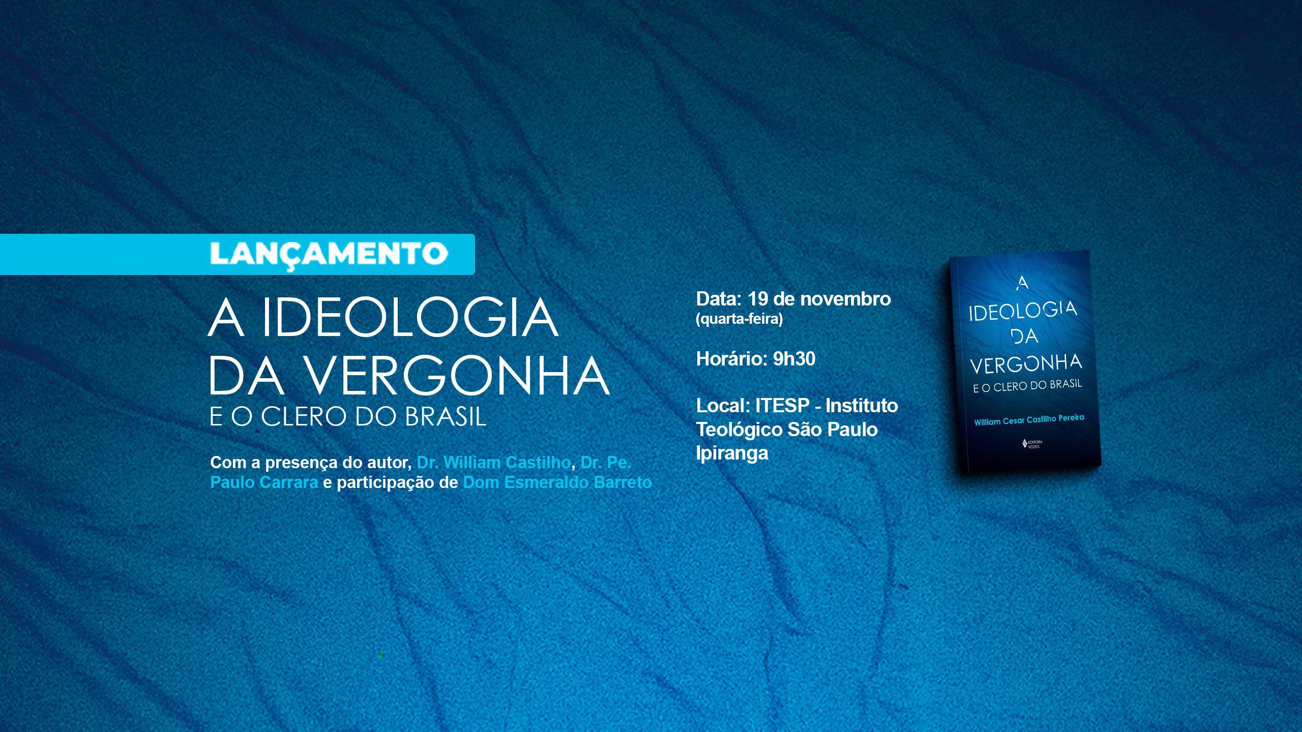 Evento promovido por MAGIS Brasil, ITESP e Editora Vozes sobre ideologia da vergonha